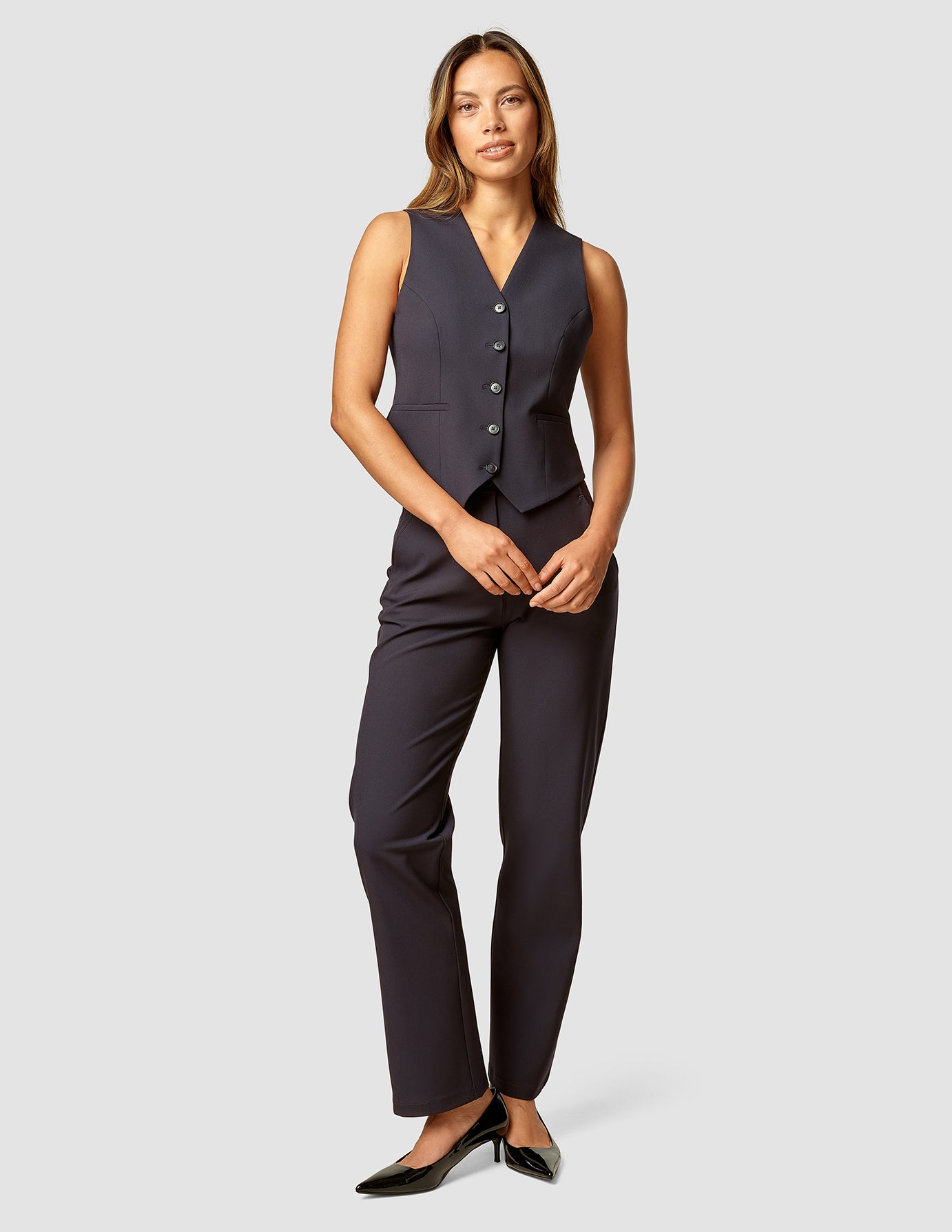 Essential Vest Short Midnight Blue